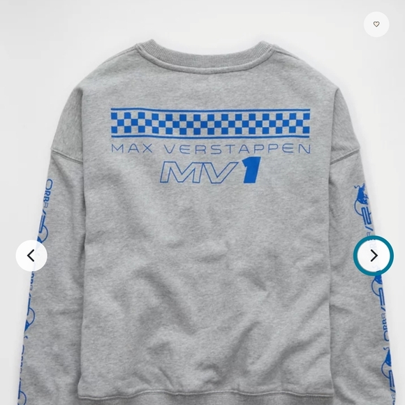 Gray Oracle Red Bull Racing Women's Crew Neck Sweater MV1 - Picture 4 of 10